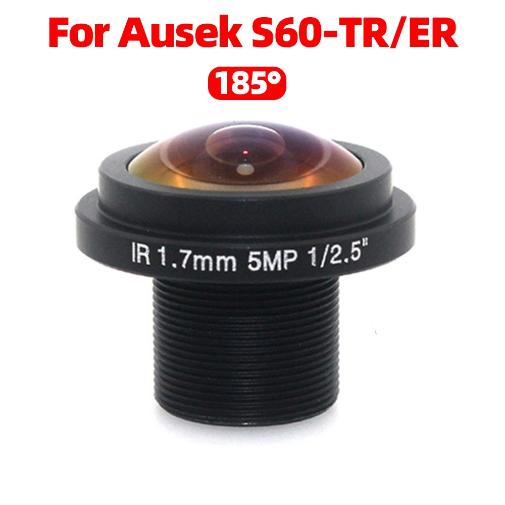 เลนส์ทดแทนสำหรับกล้องแอคชั่น AUSEK S60tr / S60er เลนส์มุมกว้าง 185° ขนาด 1.7 มม. เลนส์ 185 องศา อุปก