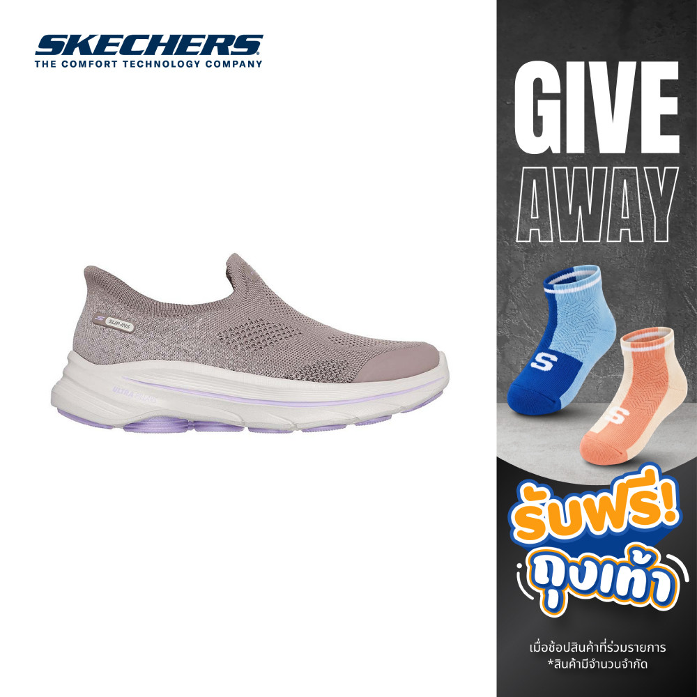 Skechers สเก็ตเชอร์ส รองเท้าผู้หญิง Women Wide Fit GOwalk 8 GOwalk Shoes - 125926W-TPLV - Air-Cooled Goga Mat (latest)