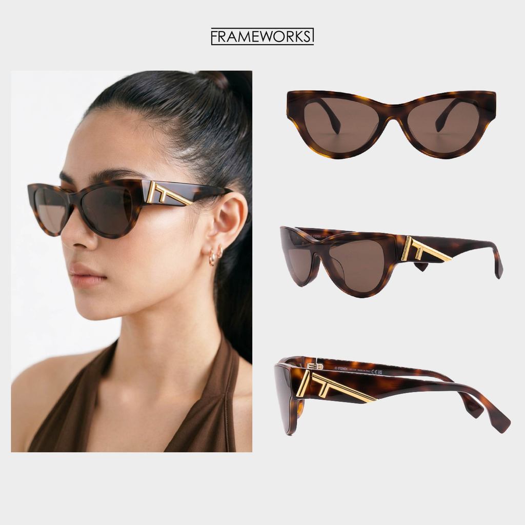 FENDI FIRST แว่นกันแดด รุ่น FE40135F | แท้ มือหนึ่ง กล่องและอุปกรณ์ครบ