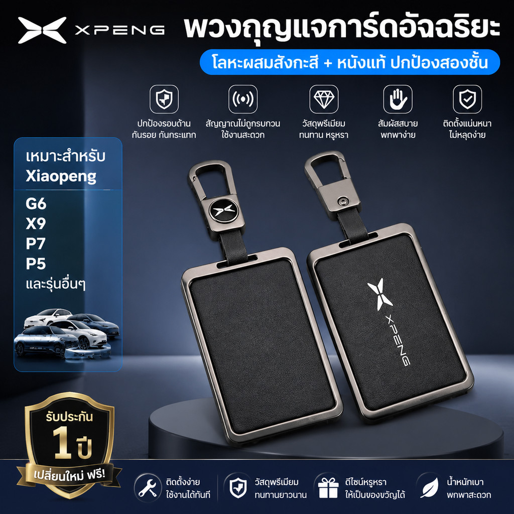 เหมาะสําหรับ Xiaopeng Car G6, X9 (รุ่นปี 2022), P7/P5, 21 รุ่น G3, เคสกุญแจ G3i, กระเป๋าป้องกันกุญแจ