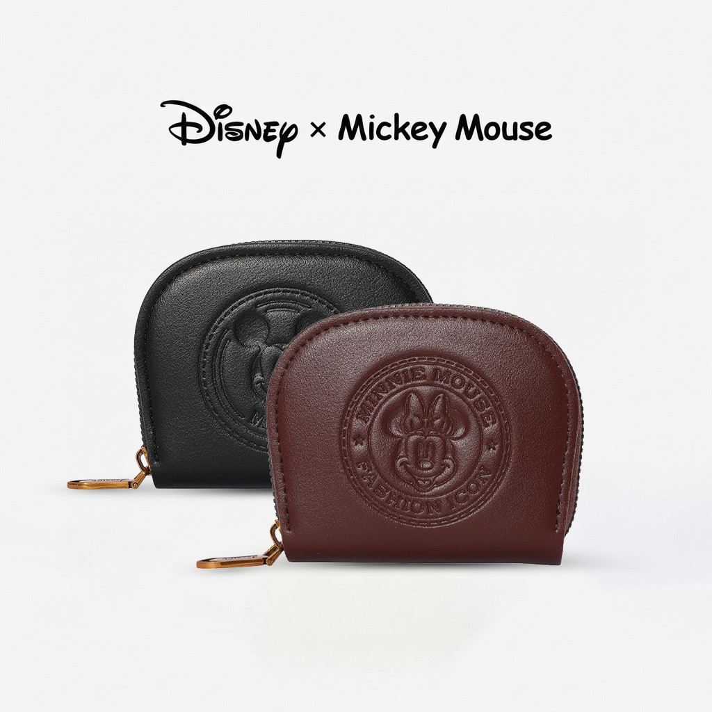 ของแท้ กระเป๋าสตางค์ Disney Mickey & Minnie Mouse Classic Mini Purse กระเป๋าสตางค์ใบสั้น