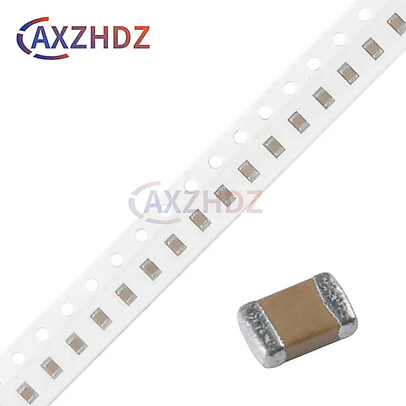 100PCS SMD ชิป Multilayer ตัวเก็บประจุเซรามิค 0805 0.5pF - 47uF 10pF 100pF 1nF 10nF 22nF 100nF 220nF