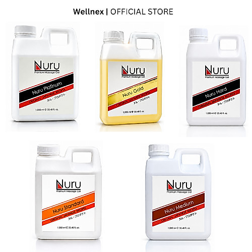 Nuru Gel 1000ml. นุรุเจลหล่อลื่นสูตรน้ำ รวมสูตร ขนาด 1000มล. [เลือกสิ้นค้าด้านใน]