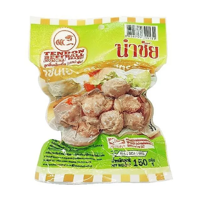 นำชัย ลูกชิ้นเอ็นเนื้อ Num Chai Beef Tendon Ball 150g.