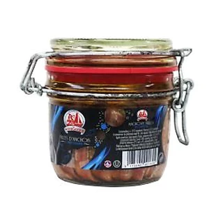 Anchovies In Balance Oil 250 g.LA MONEGASQUE ปลาแองโชวี่ในน้ำมันมะกอกเอ็กตร้าเวอร์จิ้นผสมน้ำมันดอกทานตะวัน 250 กรัม