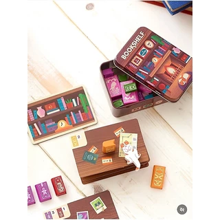 Bookshelf วัตถุรูปเล่ม ภาษาไทย [TH] / แมวส้มจิ๋ว / Playmat Camping (Tinderblox/Barbecube/TTT) เกม WDG [Boardgame]