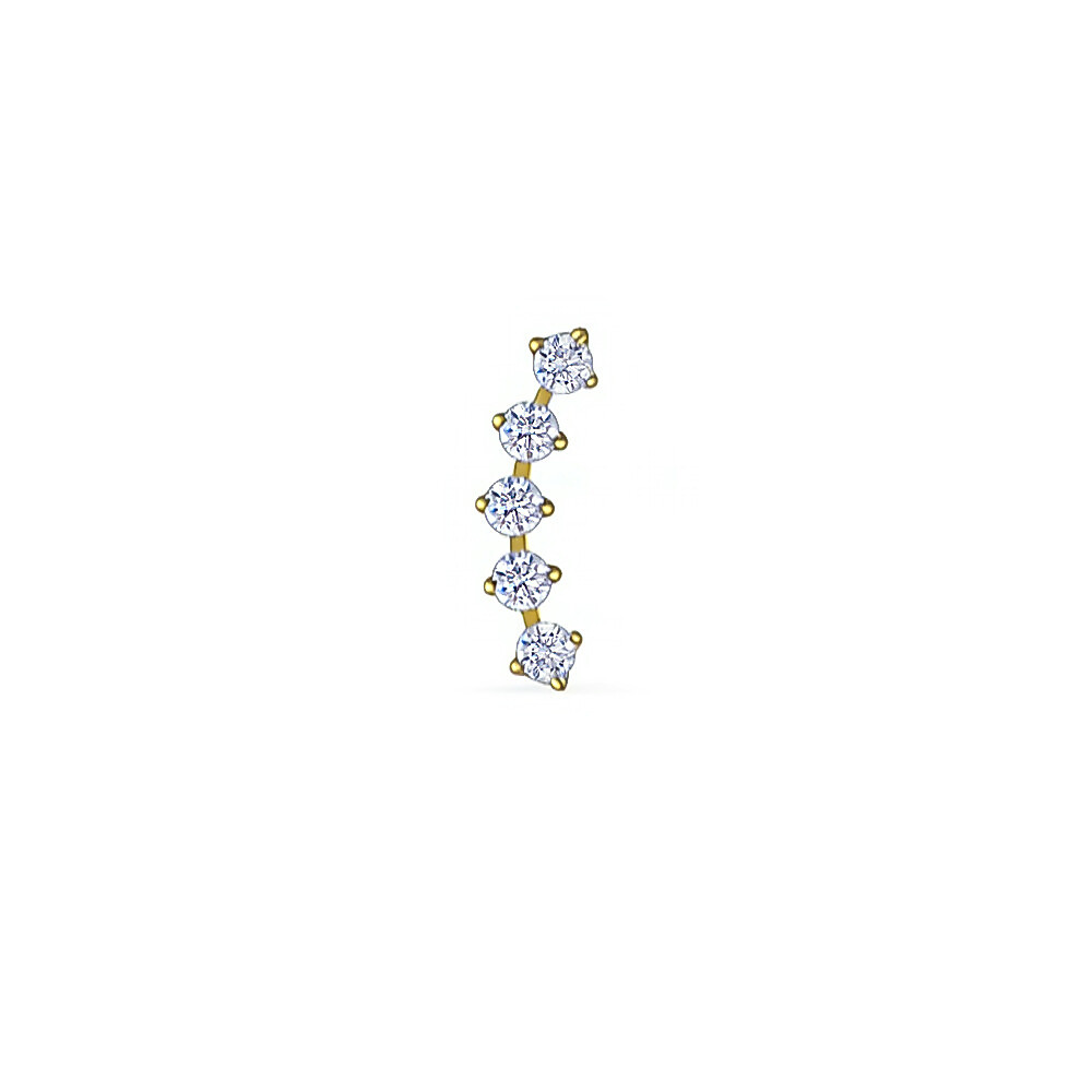 Piercingroom by Jay حلق Curve بخمسة أحجار تيتانيوم — صورة 8