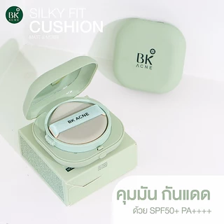 ถูก/แท้/มีไลฟ์ คุชชั่น คูชั่น BK Acne Silky Fit Cushion Matte&Moist SPF50+ PA++++ บีเค เกาหลี