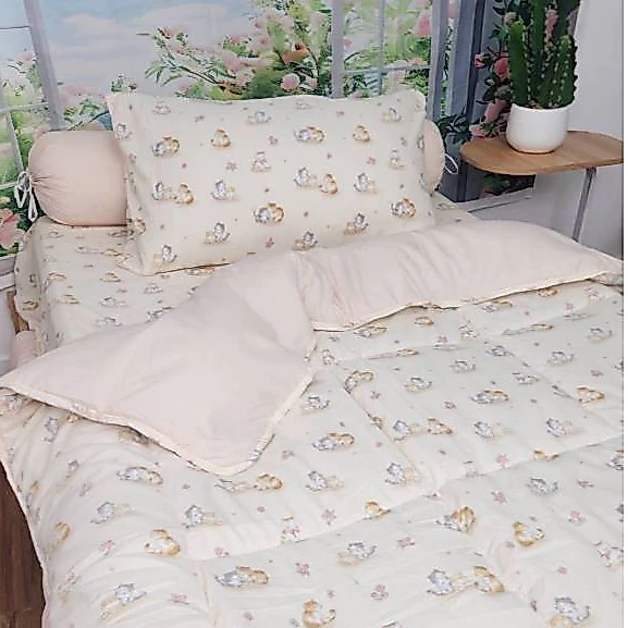 สีใหม่ ลายใหม่ล่าสุด ชุดเครื่องนอน   ผ้าห่ม ผ้าปูที่นอน  ครบชุด ลายดอกไม้ของ cotton house นุ่มฟู มีหลายแบบให้เลือก thumbnail 9