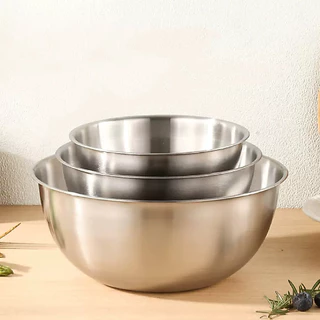 🍌ชามผสม ชามผสมสแตนเลส สแตนเลส 304 Stainless Mixing Bowl