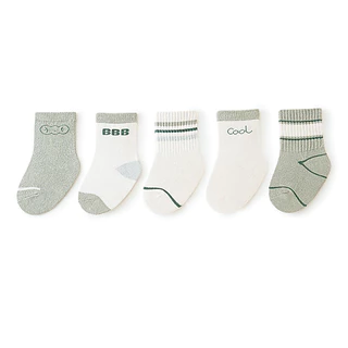5 คู ่ ถุงเท ้ าเด ็ กการ ์ ตูนสัตว ์ Breathable เด ็ กวัยหัดเดินเด ็ กผู ้ หญิงถุงเท ้ าสบายนุ ่ มเด ็ ก Middler ถุงเท ้ า