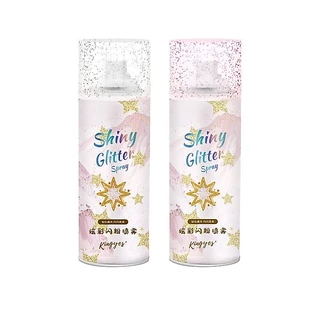 Shiny Glitter Spray สเปรย์กากเพชรวิ้งค์ฉ่ำๆ มีกลิ่นหอม กลิตเตอร์ชิมเมอร์ สีสวยชัด เล่นแสงดีสุดๆ