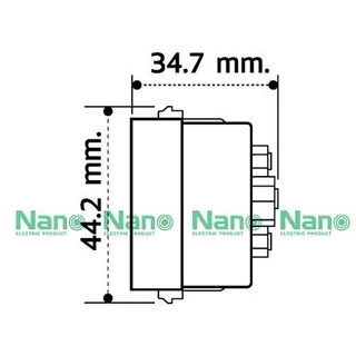 10 ชิ้น ยกลัง เต้ารับ เดี่ยวมีกราวน์ มีม่านนิรภัย NANO 16A 250Vขนาด2ช่อง(แบบขันน็อต) SC-P301 SC-P301B SC-P302 SC-P302B