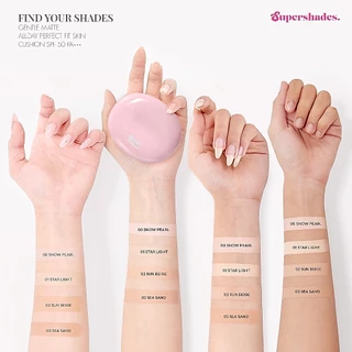 SuperShades Gentle Matte All Day Perfect Fit Skin Cushion SPF50 PA+++ | คุชชั่นมาการอง