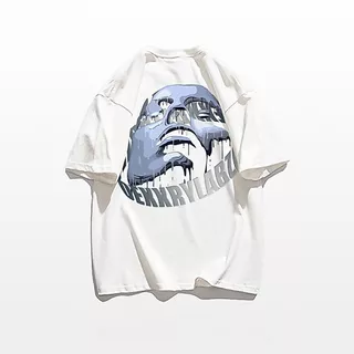 TeeTwoOneสไตล์อเมริกันวินเทจ"DEKKRYLABZAA" ผ้าคอตตอน100% ไม่ต้องรีด ไซส์ใหญ่ เสื้อยืดทรงหลวม ผู้ชายและผู้หญิง【COD】
