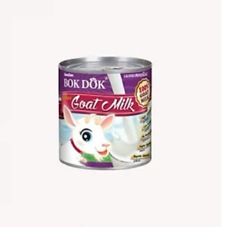 {ขนาด 400ml. ยกลัง 24กระป๋อง} BokDok นมแพะสเตอริไลซ์ 100% ปราศจากนมผง แคลเซียมสูง สำหรับสุนัข แมวและสัตว์เล็กต่างๆ
