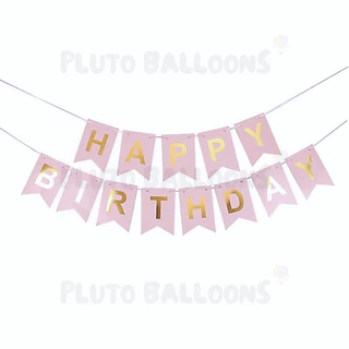 🎈 ธงวันเกิด Happy Birthday ป้ายอักษรวันเกิด [ตัวเลือก 11 แบบ] 🎈