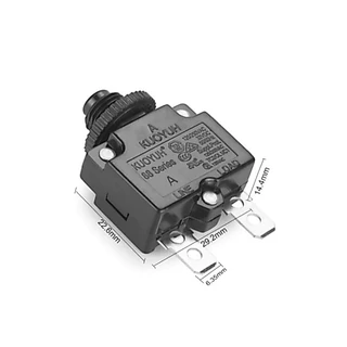 KUOYUH 88 series สวิทซ์เบรกเกอร์ 8A 10A 16A 125V/250V Overload Thermal Circuit Breaker จำนวน 1 ตัว