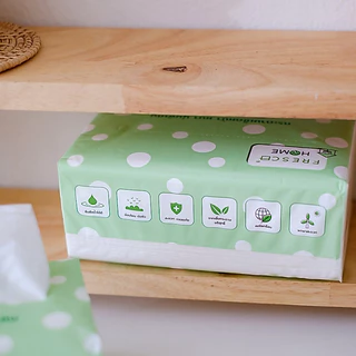 [ใหม่] Frescohome กระดาษทิชชู่ หนา4ชั้น ทิชชู่ยกลัง หนานุ่ม เช็ดหน้าได้ GB/T20808