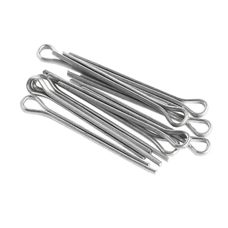 Urlwall 175 ชิ้น Sliver แยก Pins Cotter Fixings ขนาดสารพันสังกะสีเหล็กชุบ Hard Case Link แยก Cotter Pin คุณภาพสูง