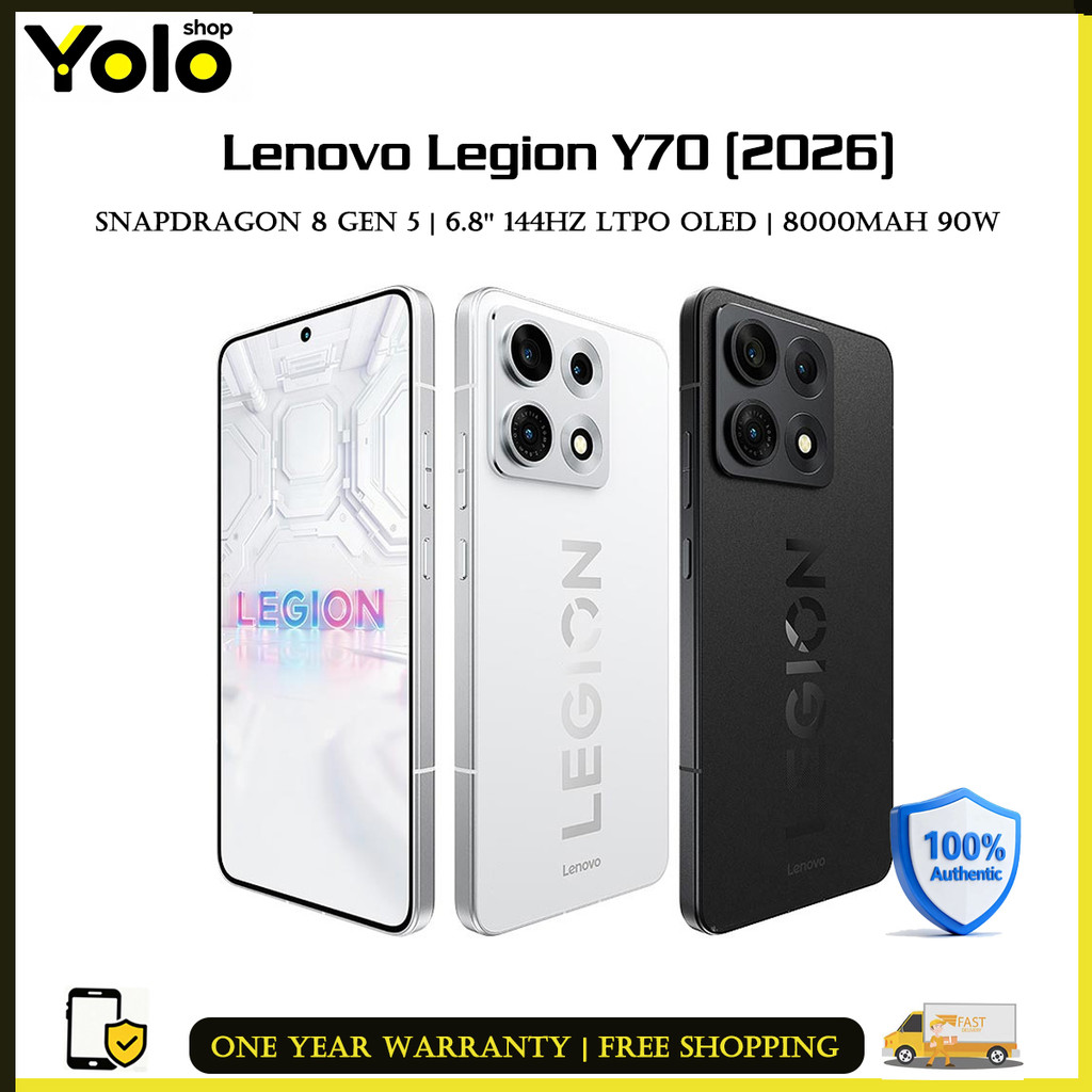 Lenovo Legion Y70 China ROM Gaming Smartphone Snapdragon 8 Gen 5 CPU 6.82 Inch 144Hz Display 8000mAh