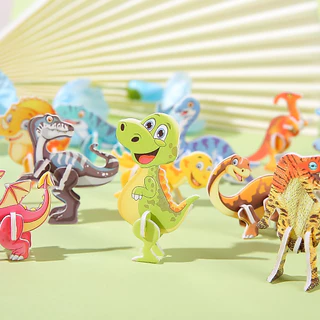 30Pcs 3D จิ๊กซอว์แมลง dinosaur โอเชี่ยน แอนิมอลส์ ของเล่นสำหรับเด็ก การศึกษาในช่วงต้น บล็อกปริศนาตัวต่อ คุณภาพสูงมาก ตลก