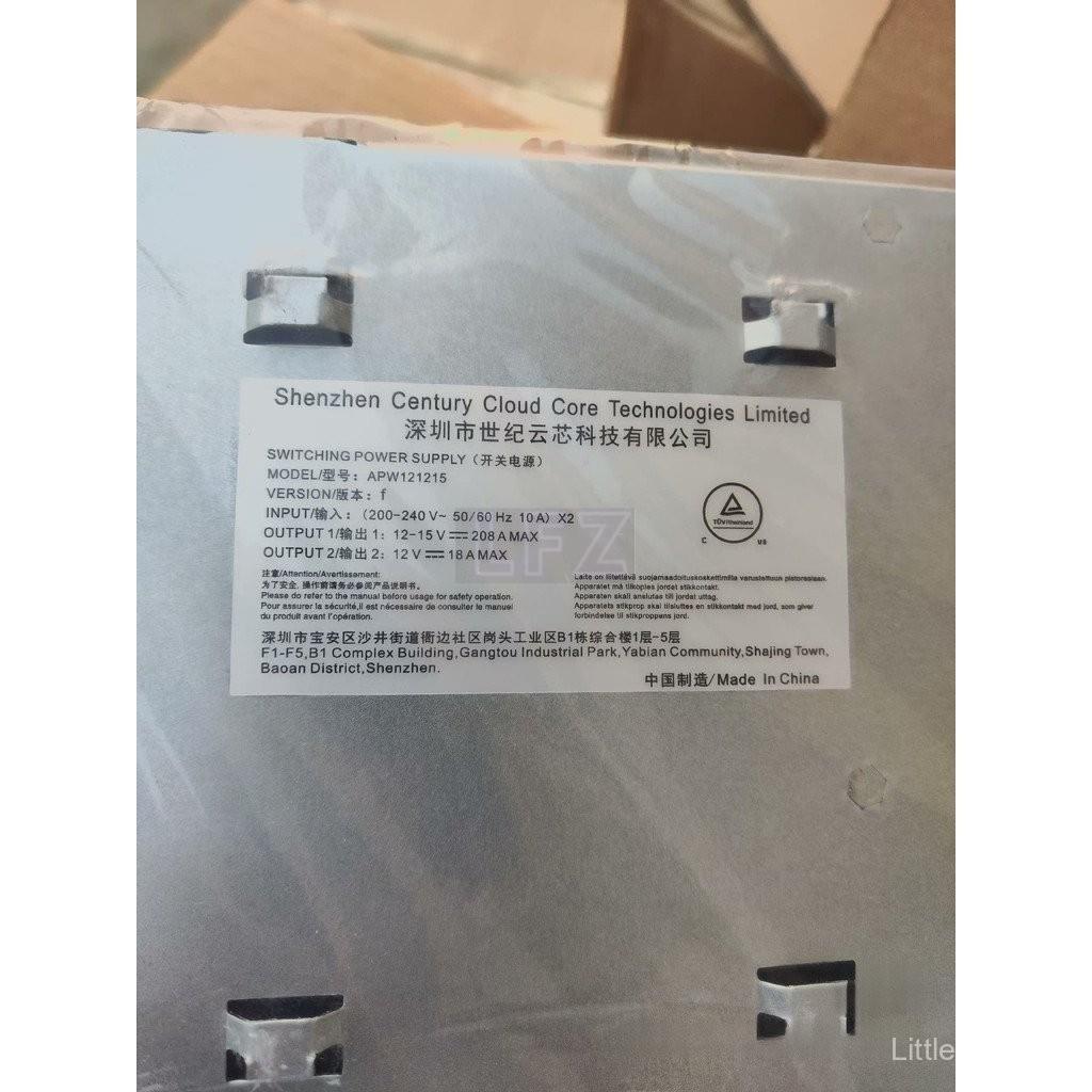 PSU Antminer ใหม่ APW 121215 แหล่งจ่ายไฟสำหรับ S19JPro 104T, S19XP S19KPro 200-240V 50/60Hz 208A 18A