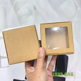 🍭 กล่องไดคัท หูช้าง กระดาษคราฟท์ หนา350แกรม ใส่ของขวัญ เครื่องประดับ ใส่บราวนี่ แบบมีหน้าต่าง และแบบทึบ พร้อมส่ง