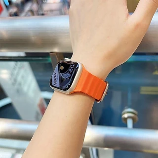 สายรัดซิลิโคนสำหรับ for IWatch Apple Watch Ultra / SE 3 2 Series 11 10 9 8 7 6 5 4 49 46 45 44 42 41 38 มม