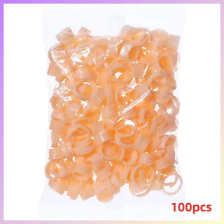 100 วง ​แหวนใส่สีสัก แหวนสักคิ้ว แหวนใส่กาว หมึกสักคิ้วแบบใช้แล้วทิ้งแหวนเม็ดสีที่ใส่ภาชนะถ้วยขนาดใหญ่ 100ชิ้น