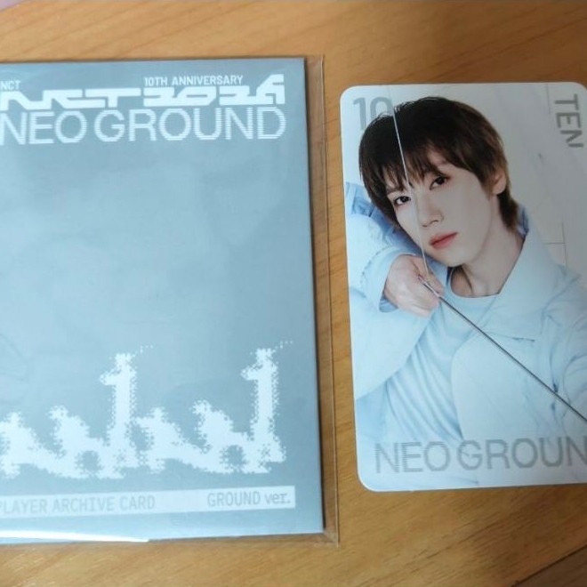 nct neo ground ver 10 th photocard ten cc