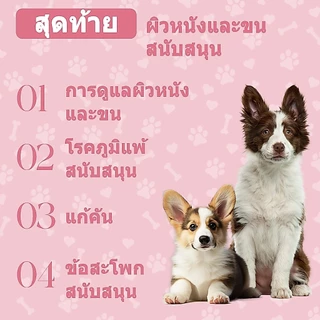Popoo Omega 3 Fish Oil for Dogs น้ํามันปลา บำรุงผิวหนังและขน สำหรับสุนัขแลทุกวัย วิตามินหมา 120 แคปซูล