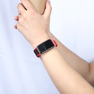 สายรัดไนลอนหลองกีฬาสำหรับ for Huawei Band 10 9 8 7 สายรัดข้อมือเปลี่ยนสำหรับ for Smartwatch Huawei Band 10 9 8 NFC