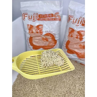 ทรายแมว เต้าหู้ Fuji บรรจุกระสอบ 18 กิโลกรัม เกรดพรีเมี่ยม จับตัวเป็นก้อน เก็บกลิ่น ทิ้งลงชักโครกได้