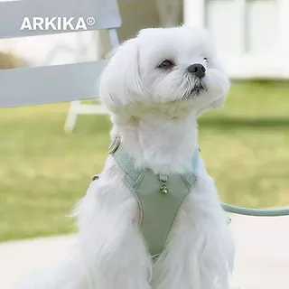 ARKIKA สายรัดอกพร้อมสายจูง สุนัข แมว สวมใส่สบาย ดีไซน์แบบเสื้อVest Harness สายจูงสุนัข สายรัดอกสุนัข