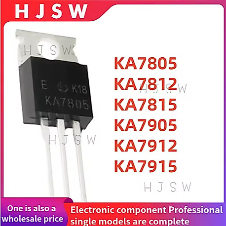 5PCS 100% ยี่ห้อใหม่และคุณภาพ KA7805 KA7812 KA7815 KA7905 KA7912 KA7915 KA TO-220 สามสัญญาณแรงดันไฟฟ