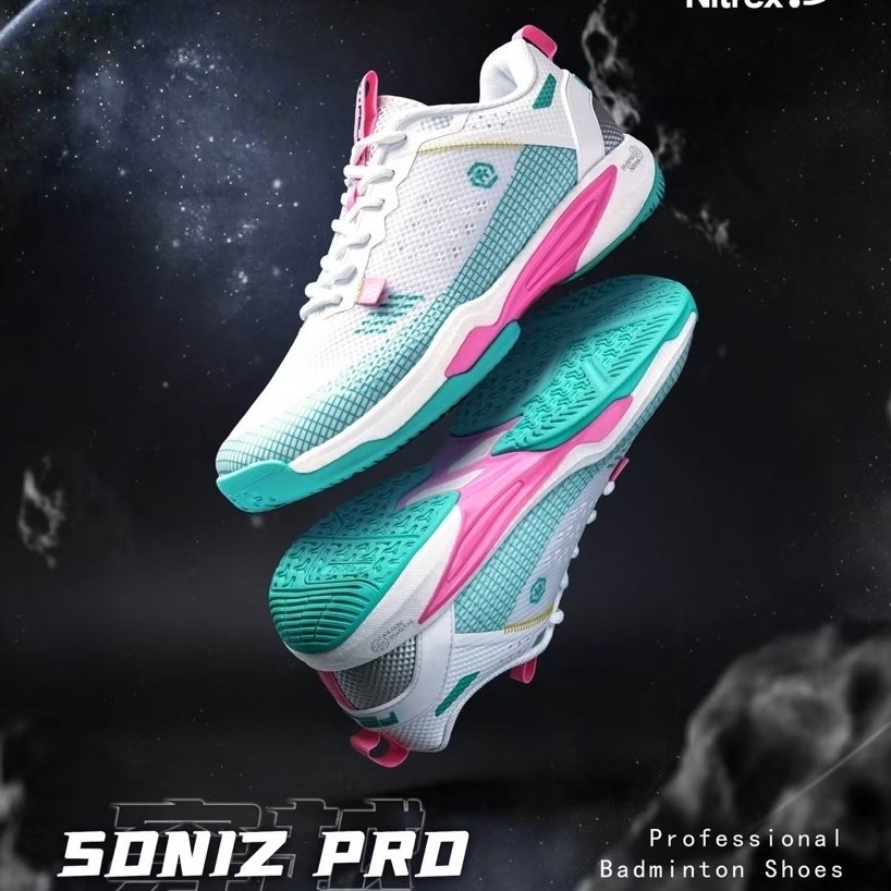 (มีส่งด่วน 4 ชั่วโมง) Felet รองเท้าแบดมินตัน Soniz pro มีส่งด่วนภายในวัน (เบา นุ่ม เด้ง คล่องตัว)