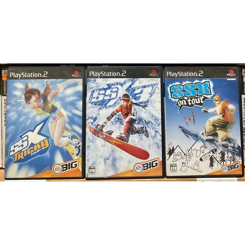 แผ่นแท้ [PS2] รวมทุกภาค SSX (Japan) Tricky 2 3 X-treme Racing 1 Extreme