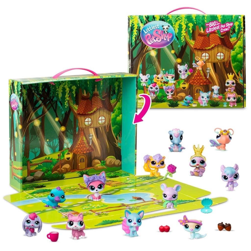 (ของแท้100%) Littlest Pet Shop Furrytail Forest Collector Set