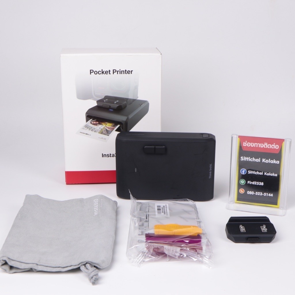 📌ส่งทันที กทม🌟 Insta360 Pocket Printer For Ace Pro 2 แถมฟรี ฟิล์ม 10 แผ่น(มือสอง)