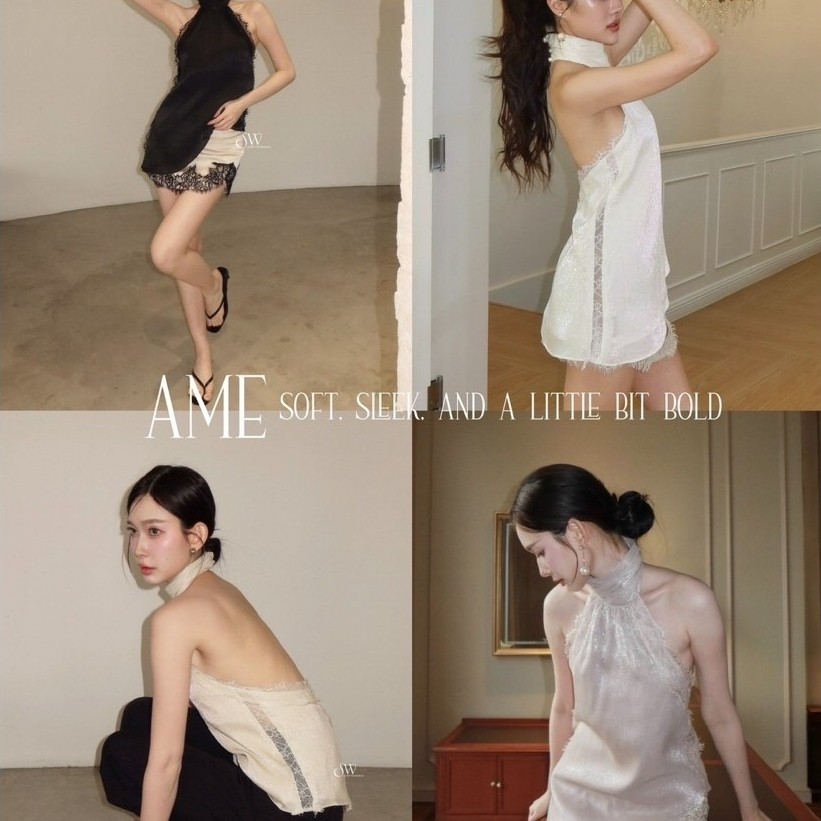 Ame tops เสื้อซาตินใส่สบาย🤍🫶🏻