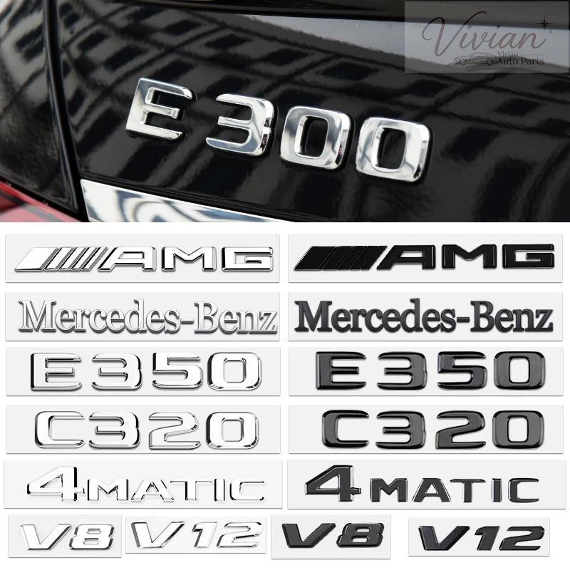 3d รถจัดแต่งทรงผมโลโก้สติกเกอร์สําหรับ Mercedes Benz C180 C200 C63 C300 C200 C43 C300 C320 E43 E63 E