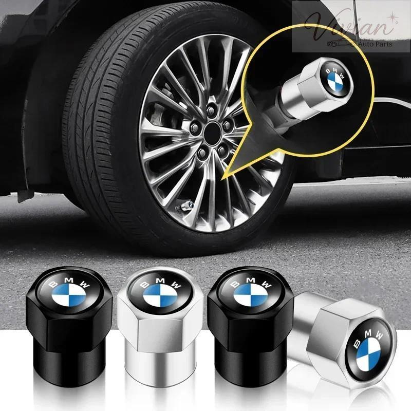4 ชิ้นยางรถวาล์ว Caps Air Stem สําหรับ BMW E46 E39 E90 E60 E36 F30 F10 E34 E30 F20 E92 M3 M4 M5 X5