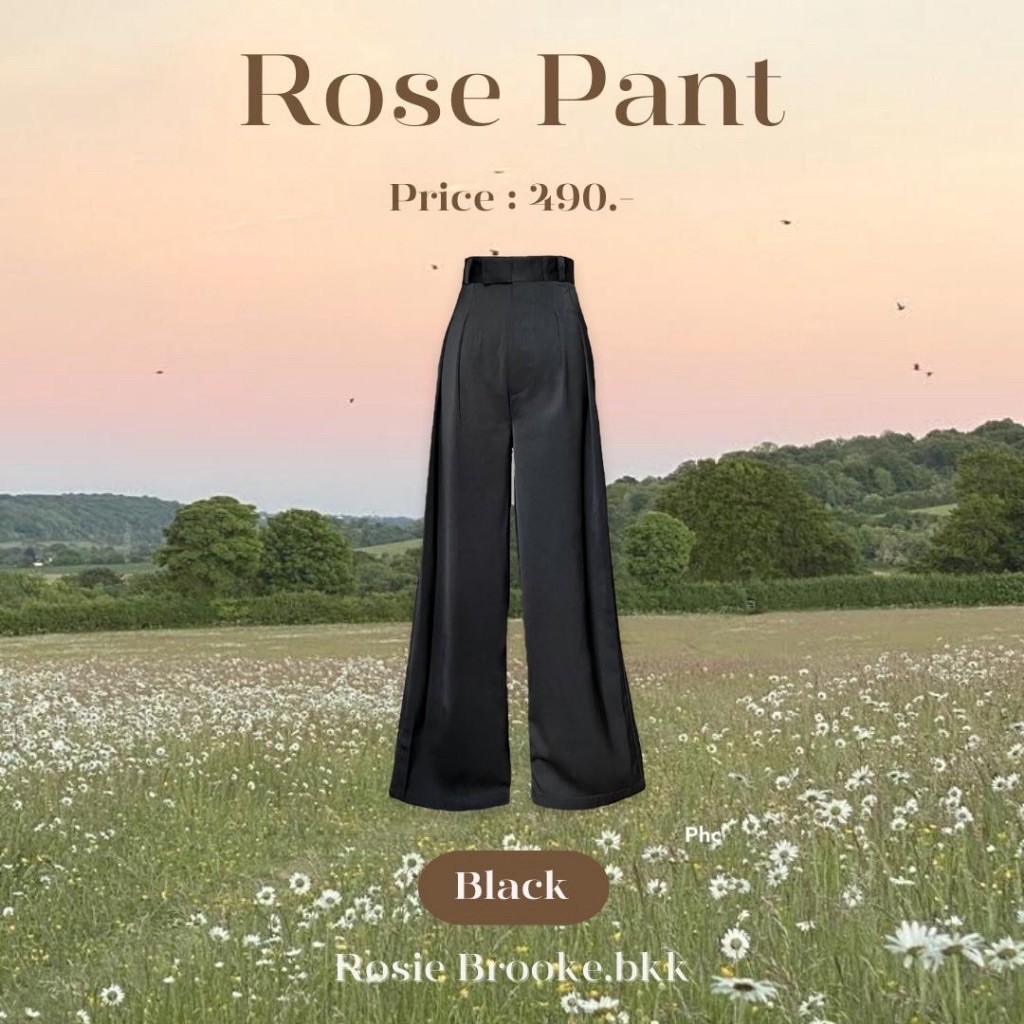 (ส่งต่อ) Juniper.bkk กางเกงขายาว Rose Pants Size S