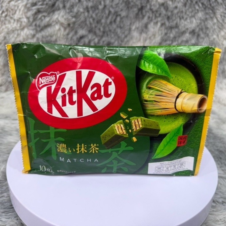 Kikat ช็อกโกแลตเวเฟอร์ กรุบกรอบอร่อย 10 ชิ้น รสชาเขียวมัจฉะ