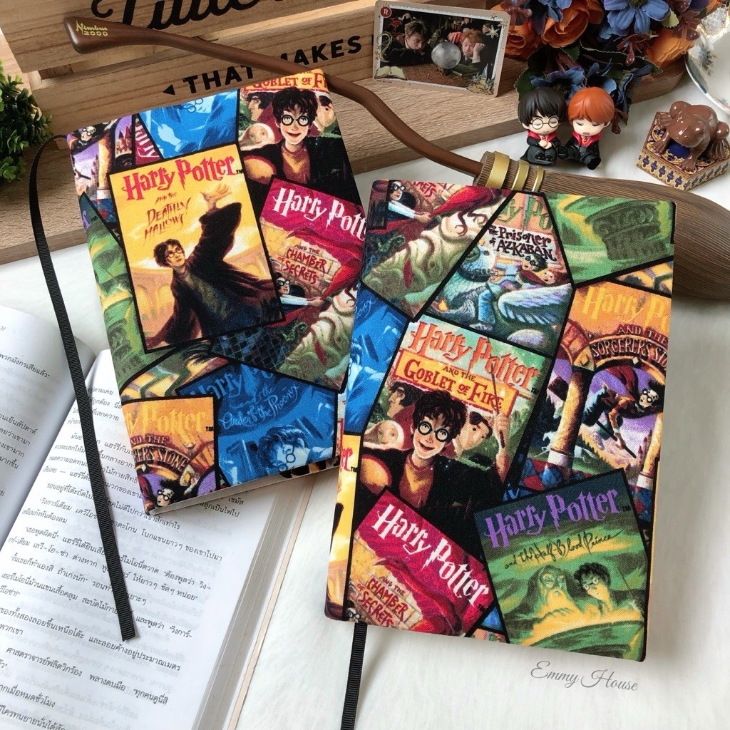 ลายพิเศษ Harry Potter ปกหนังสือผ้า Set 2 | ปกผ้าใส่หนังสือ | Book Cover ♡ʕ·ᴥ·ʔ รวมลายน่ารัก | ขนาด A5