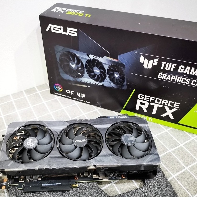VGA (การ์ดแสดงผล) ASUS TUF RTX 3070tI 8GB OC GAMIMG GDDR6X