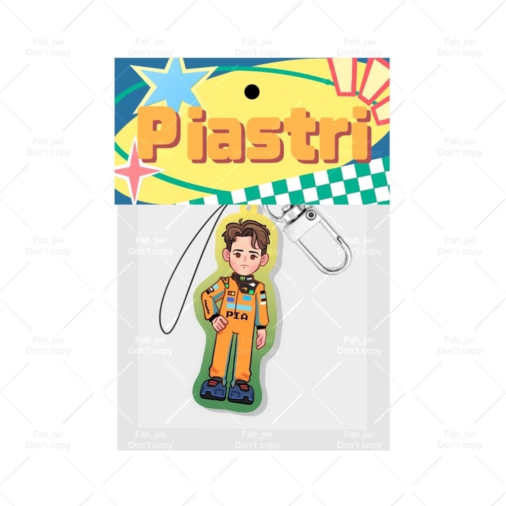 พวงกุญแจF1 Oscar Piastri 2026