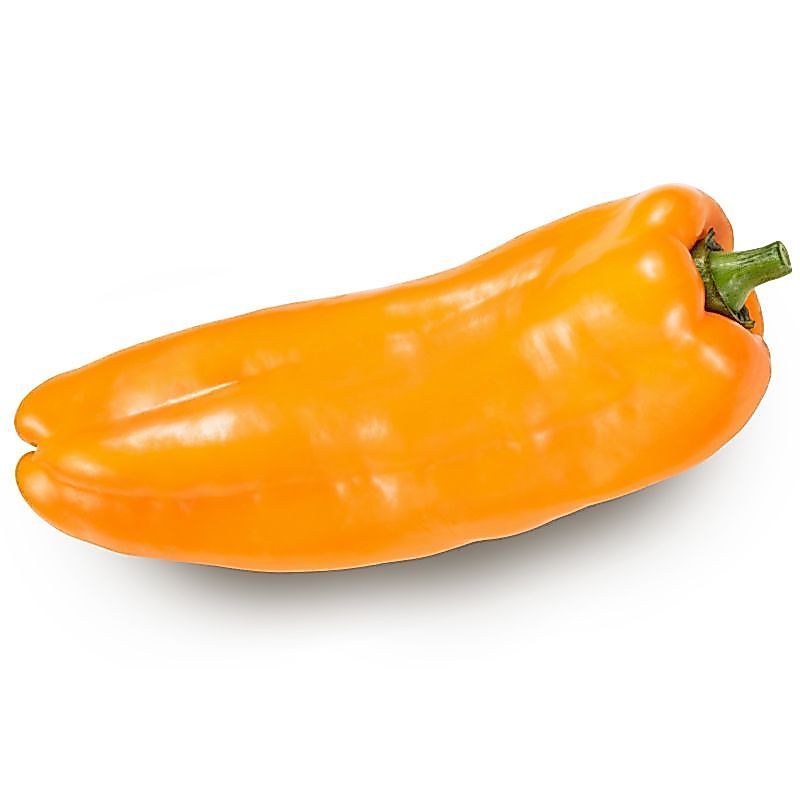 แอสกรีนพริกหวานยักษ์สเปนสีส้ม Aqua Green Orange Sweet Palermo Pepper [หมายเลขบาร์โค้ด 4897067024683]