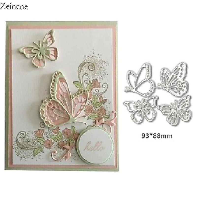Zein Flying สําหรับผีเสื้อตัดโลหะตายเหล็กคาร์บอนลายฉลุแม่พิมพ์ลายนูน Patt